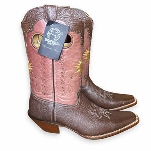 Denver Mountain Boots Brand New NWT Women's 7.5 Embroidered Sun Cow Leather